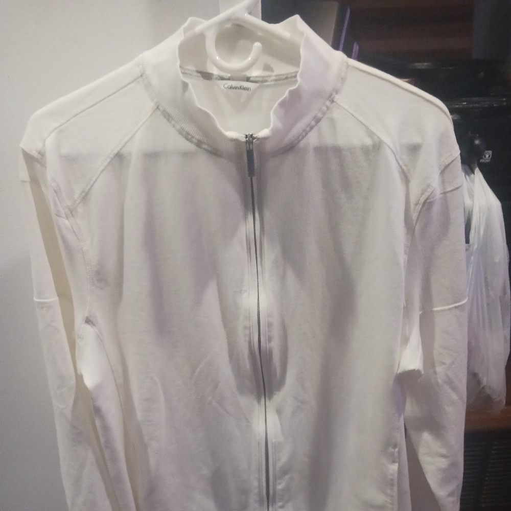 calvin Klein mens casual zip up